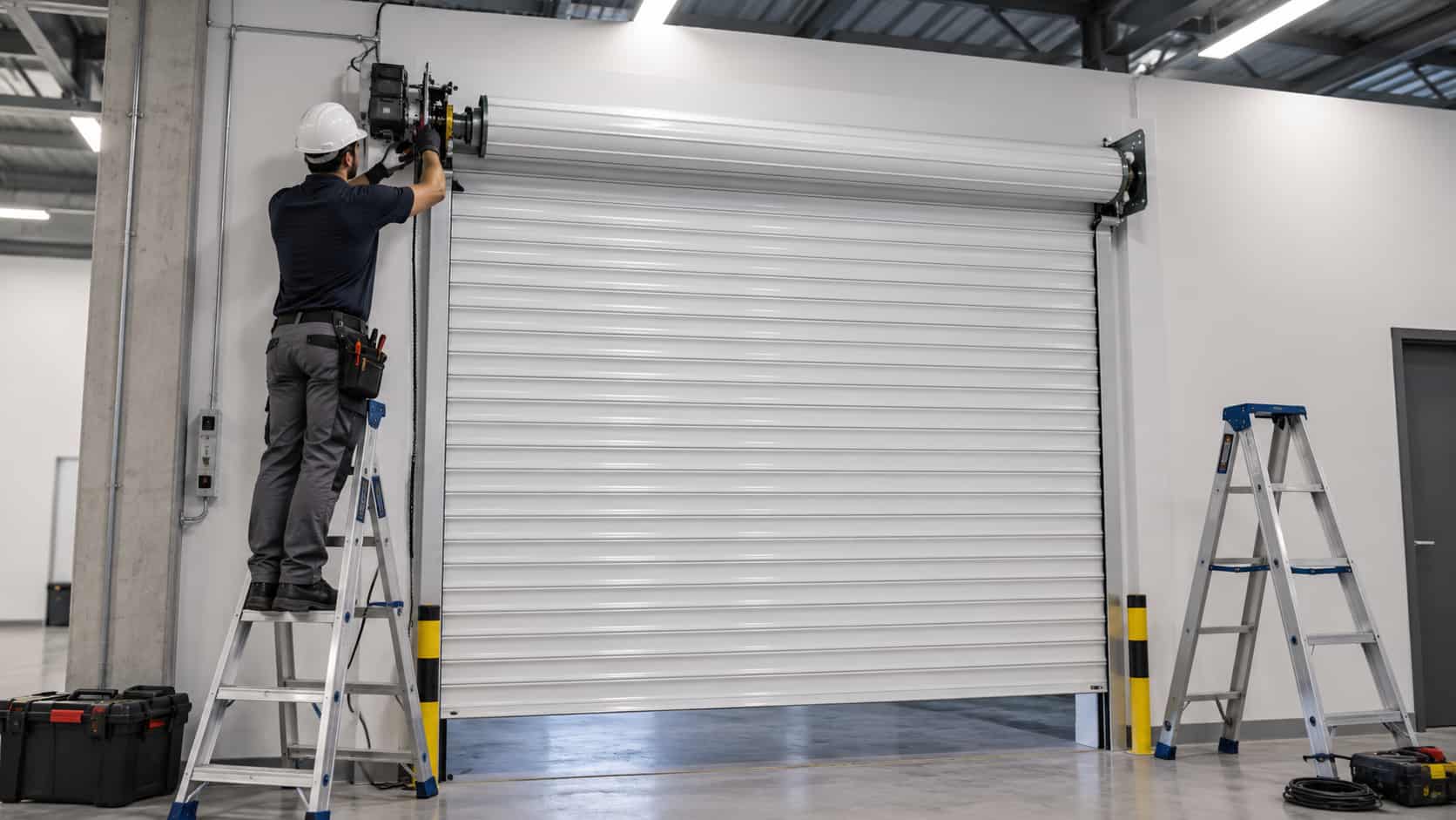 Automatização de porta de aço: solicite seu orçamento