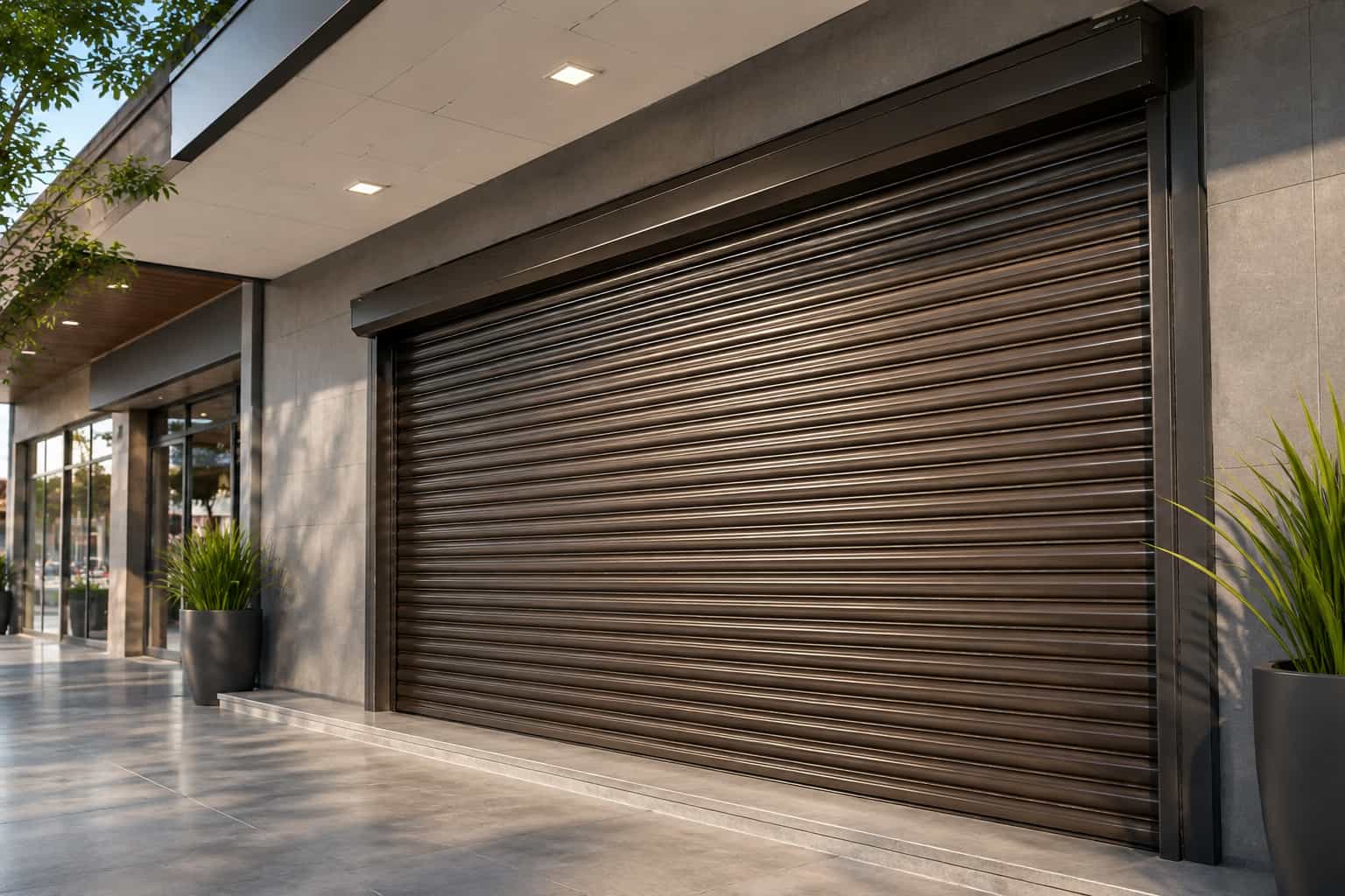 Porta de enrolar automática para comércio: vale a pena?